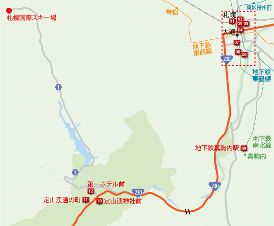 アクセス 札幌国際スキー場