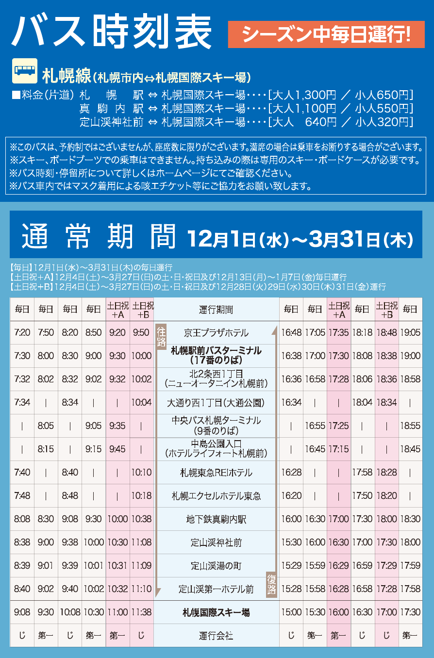 アクセス 札幌国際スキー場 アクセス 札幌国際スキー場