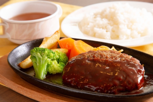 Hamburger steak set