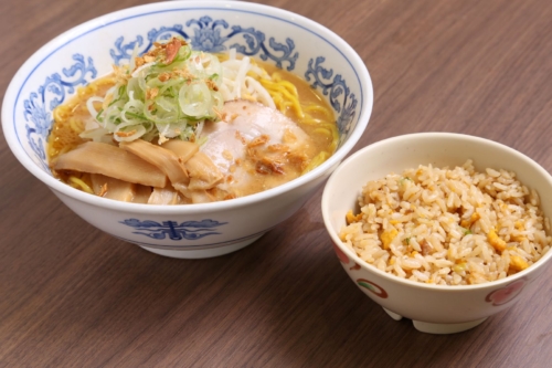 ラーメン(味噌・醤油)&ミニチャーハンセット