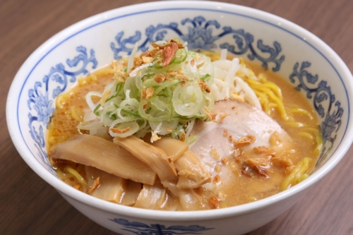 Miso-flavored ramen