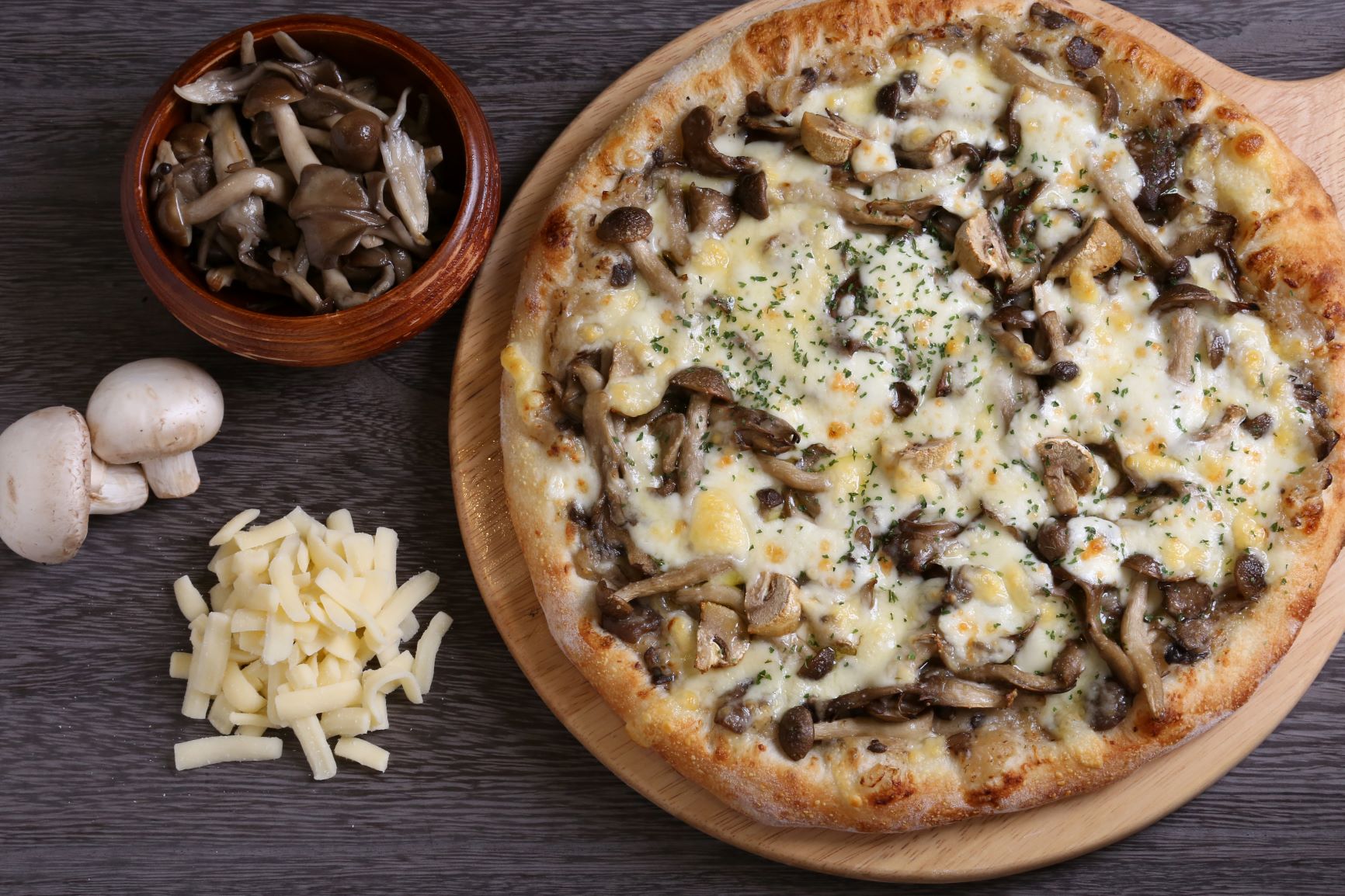 Mushroom pizza