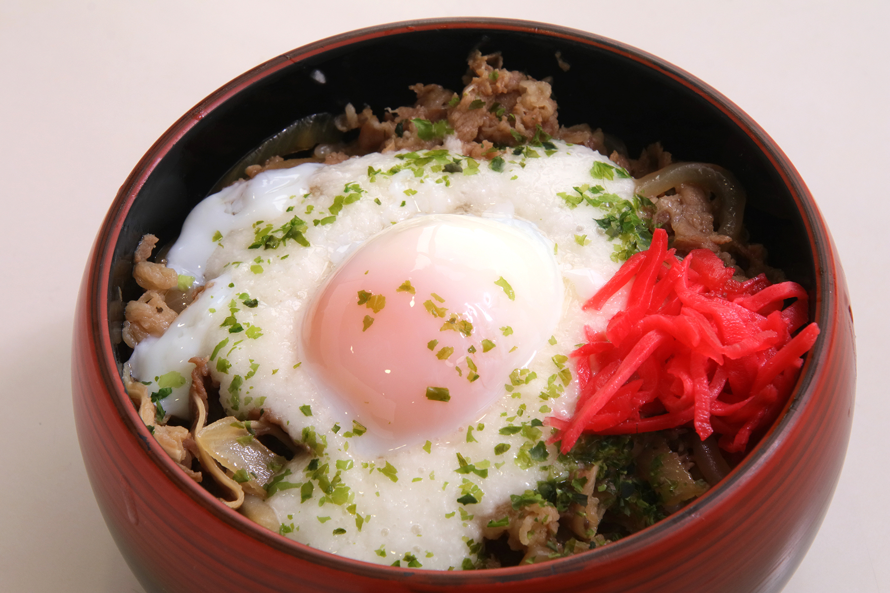 とろ玉牛丼